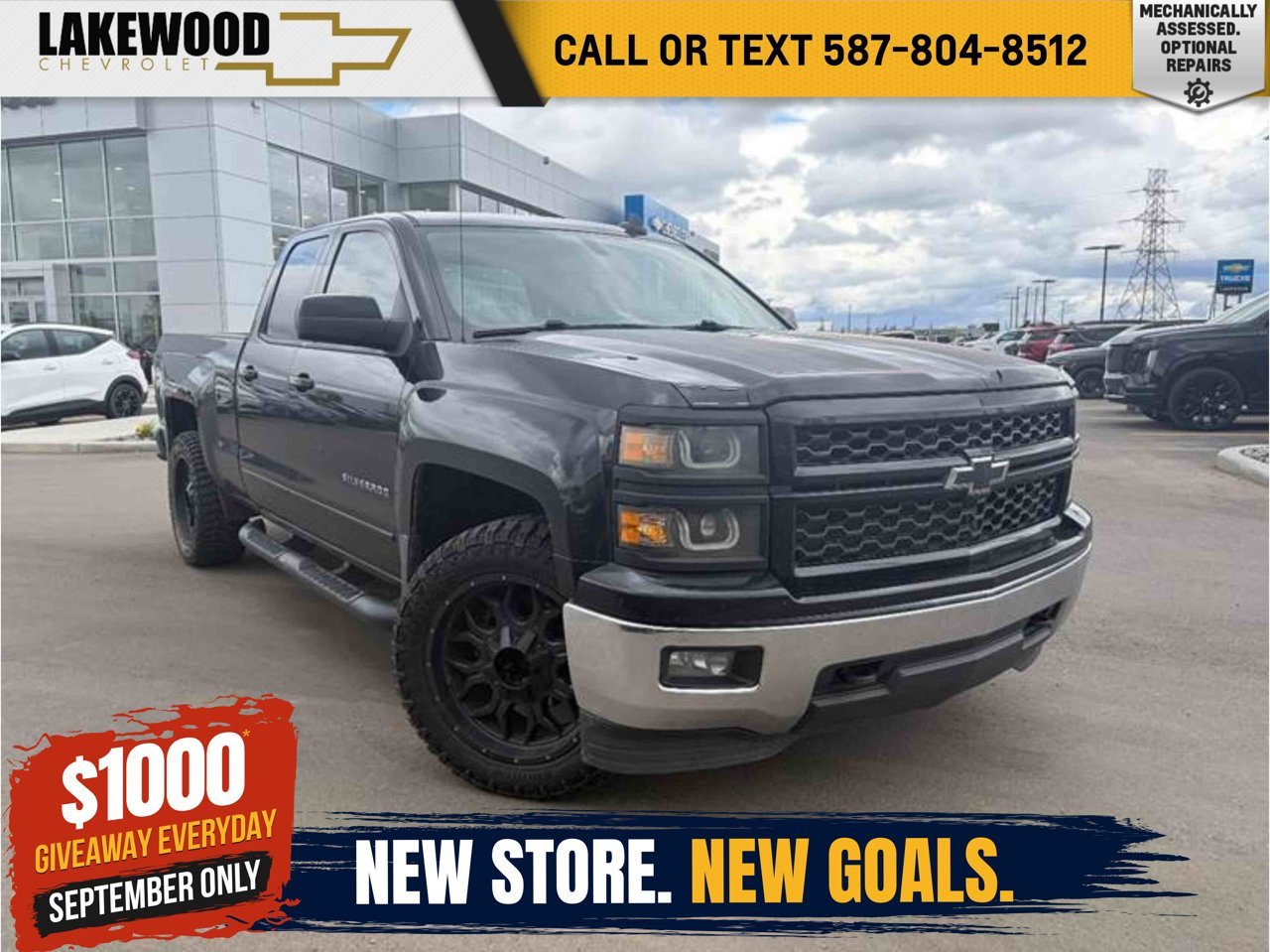 2015 Chevrolet Silverado 1500 4WD Double Cab 143.5 LT w/1LT Black Sherwood Park - photo #0