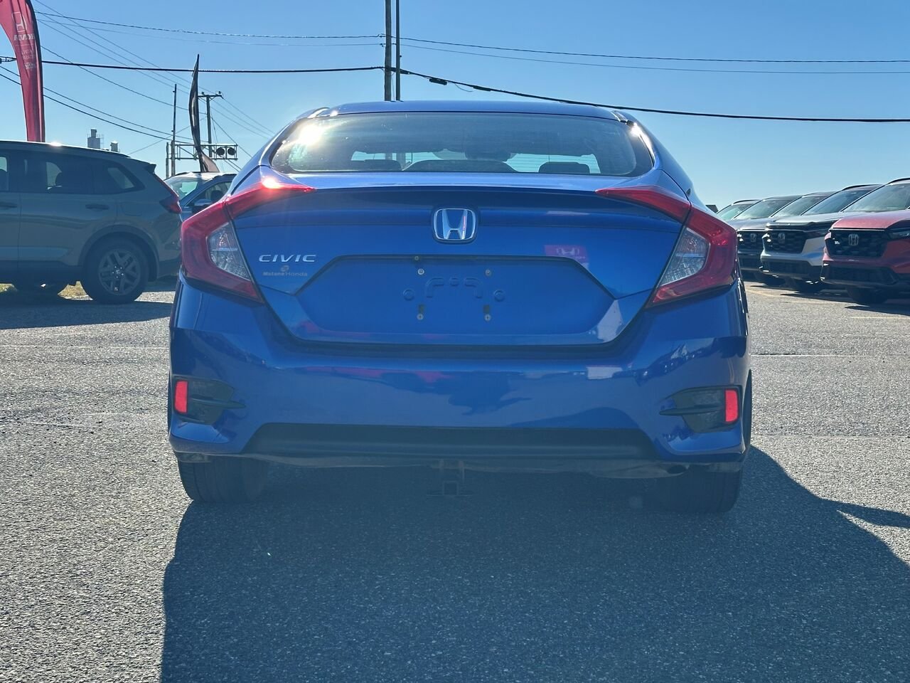 2018 Honda CIVIC EX CIVIC EX Blue Matane - photo #3