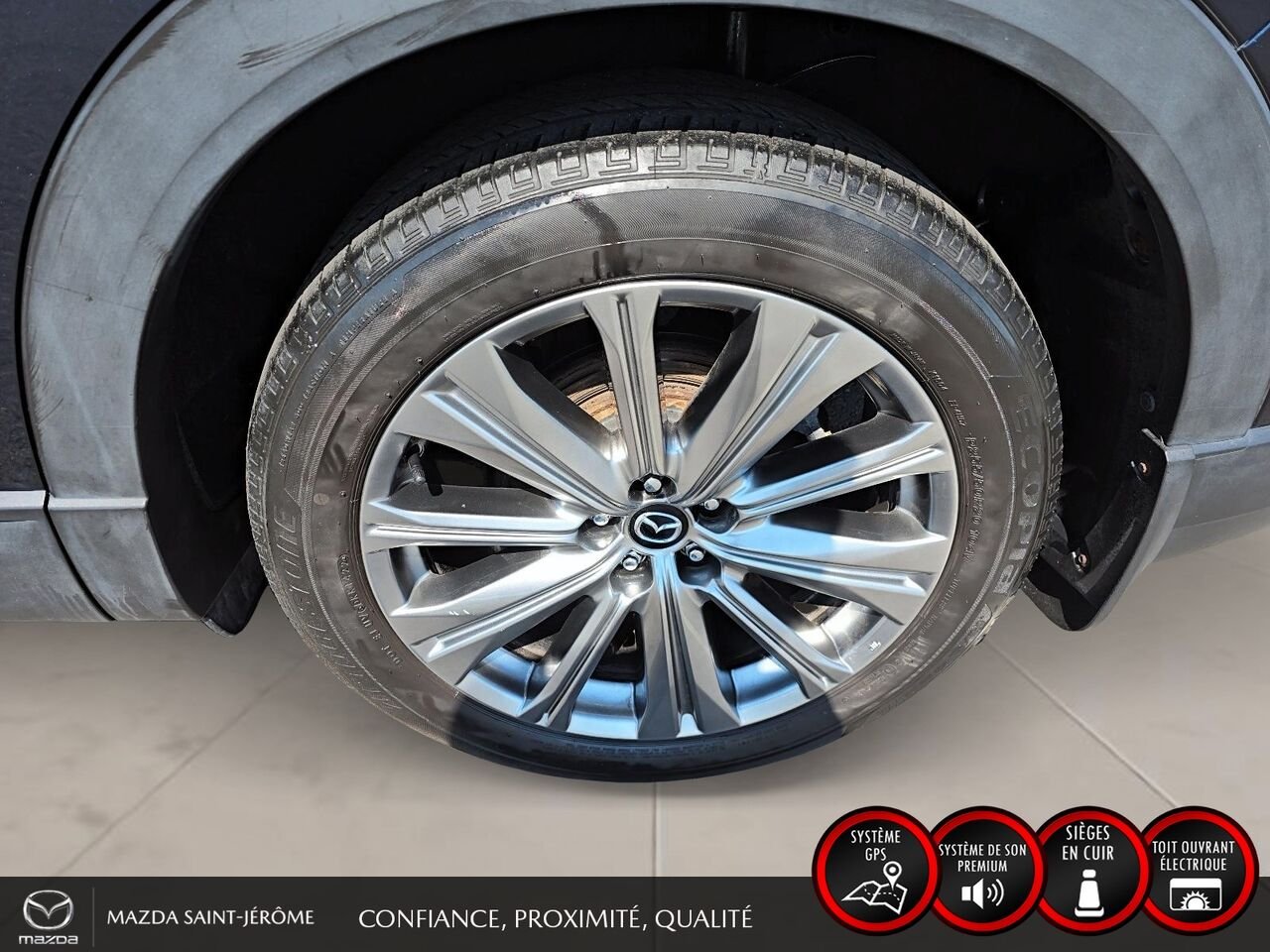 Mazda CX-9 Signature | AWD | TOIT OUVRANT | CUIR | 6 PASS 2022 Bleu Saint-Jérôme - photo #10