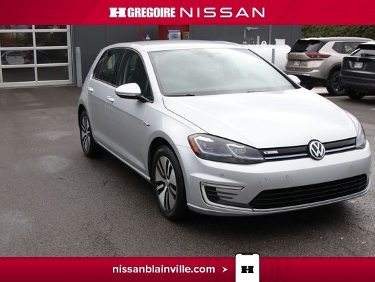 2019 Volkswagen e-Golf Comfortline 100% ELECTRIQUE CUIR SIEGE CHAUFFANT Silver