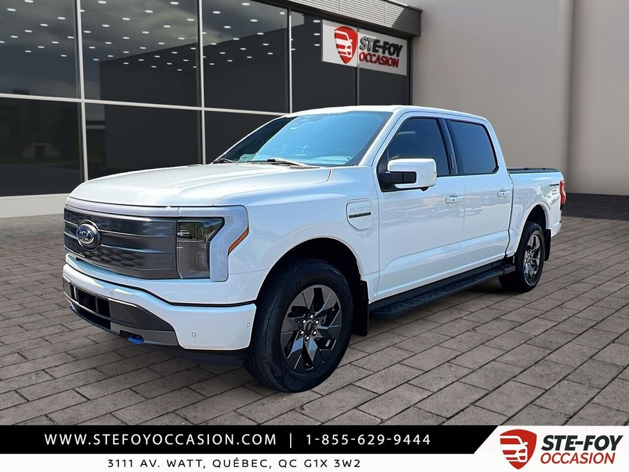Ford F-150 Lightning LARIAT SuperCrew LONG RANGE 2023 2023 Blanc