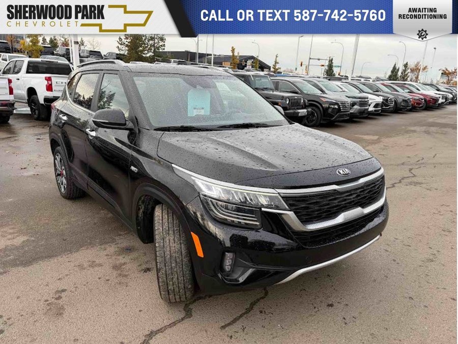 2022 Kia Seltos SX Turbo AWD 1.6L | Heated Seats Black