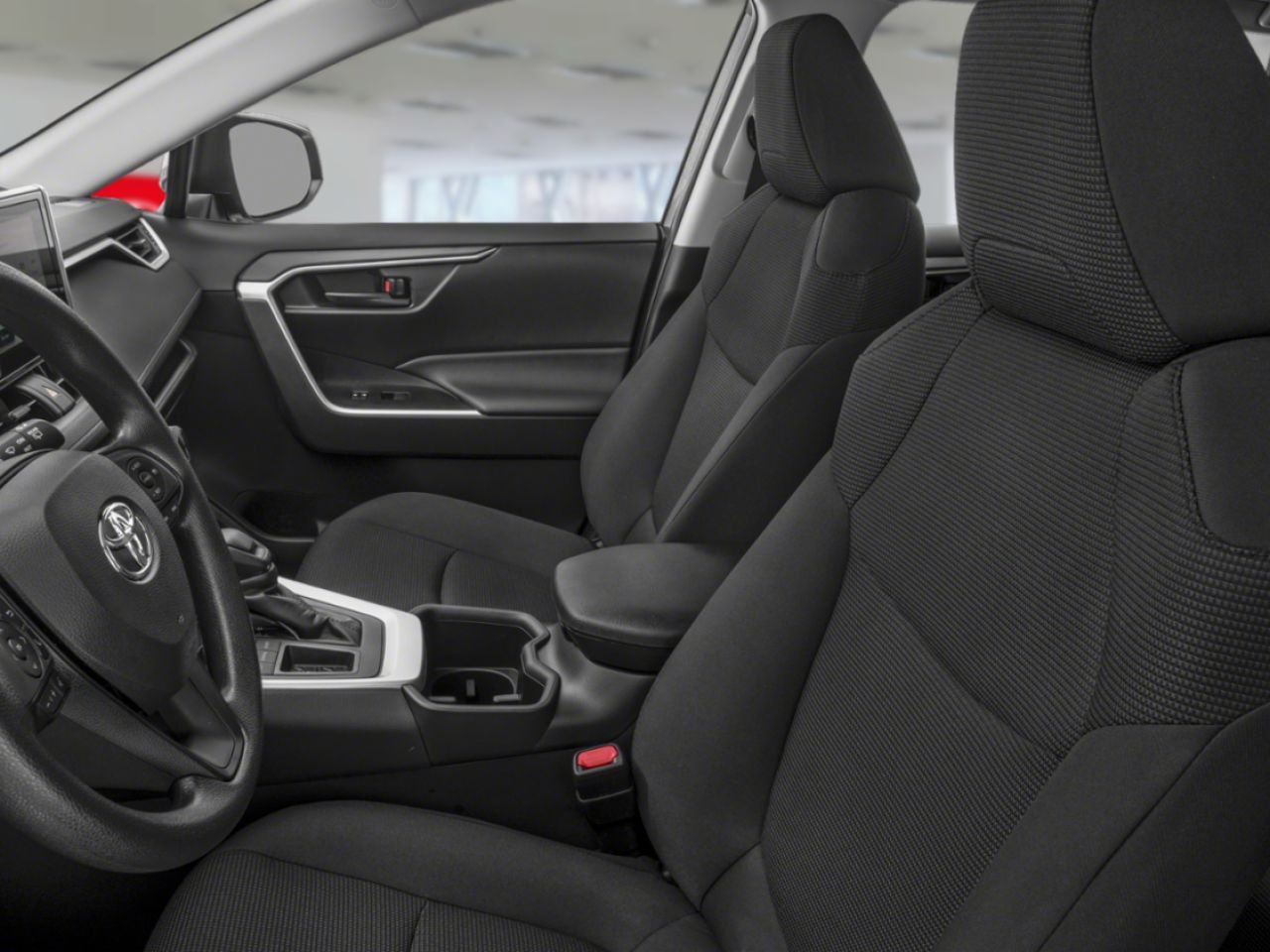 2025 Toyota RAV4 LE AWD / CLEAN CARFAX / HEATED SEATS / TOYOTA SAFETY SENSE / CARPLAY AND ANDROID AUTO White Mississauga - photo #6