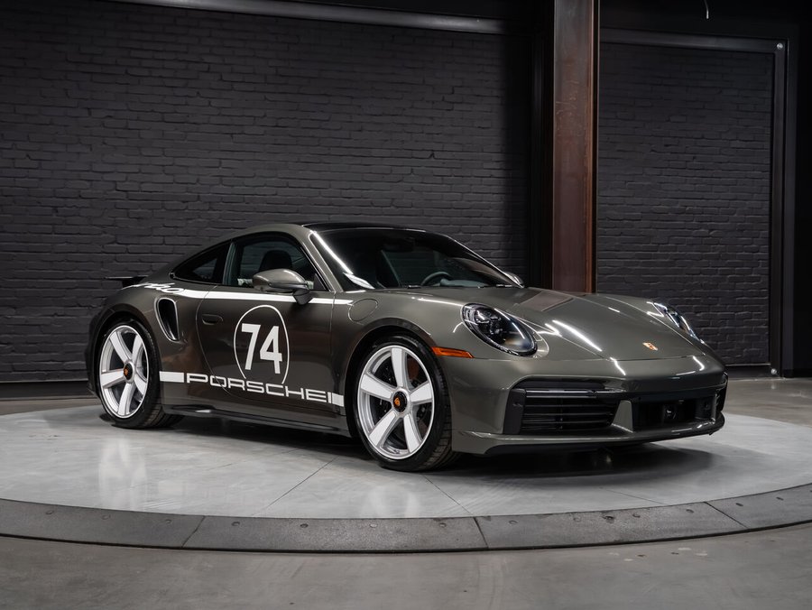 2025 Porsche 911 Turbo 50 Years | Full Body PPF | Mackenzie Tartan Interior | Sport Chrono Package | Heritage Design Green