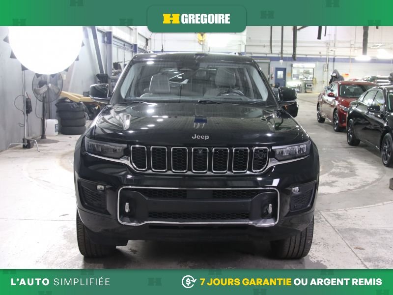 Jeep Grand Cherokee Overland AWD AUTO A/C MAGS CUIR TOIT NAV CAM RECUL 2023 Noir