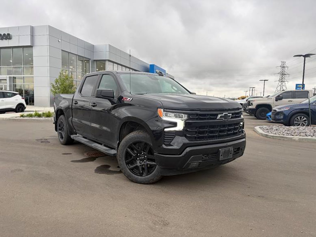 2023 Chevrolet Silverado 1500 4WD Crew Cab 147 RST Black Sherwood Park - photo #1