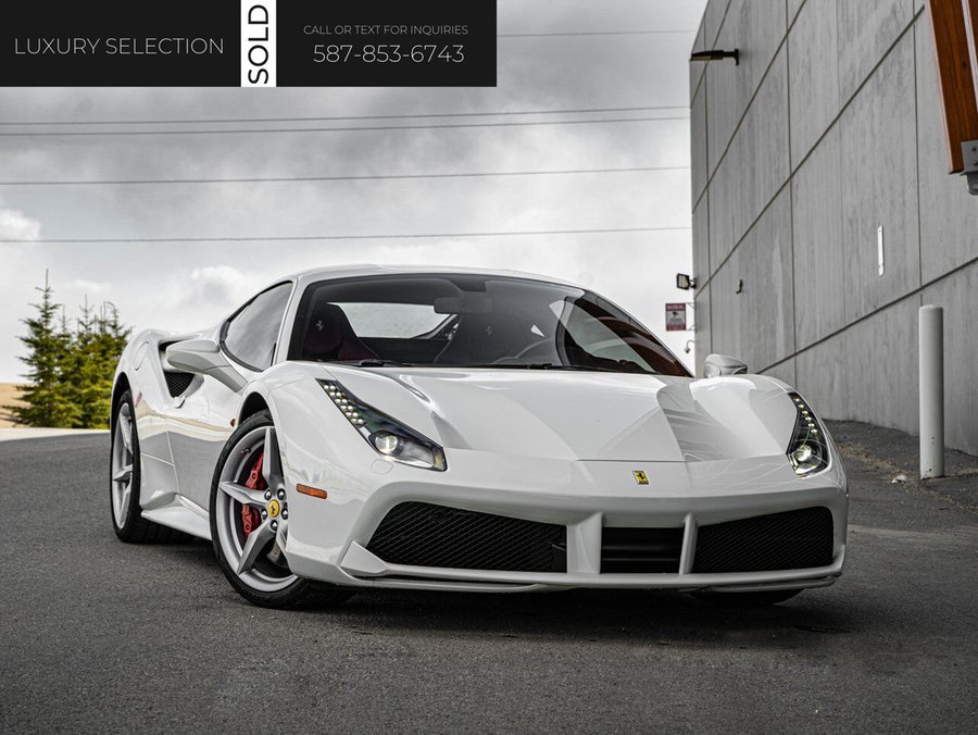 2016 Ferrari 488 GTB 2016 White