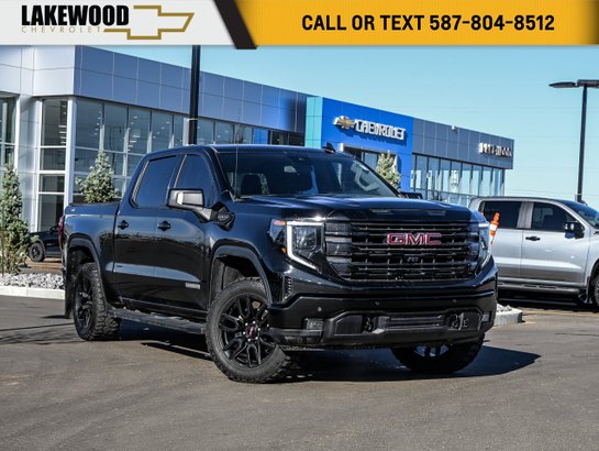 2025 GMC Sierra 1500 Elevation Premium 5.3L X31 | Heated Leather Bucket Seats Black