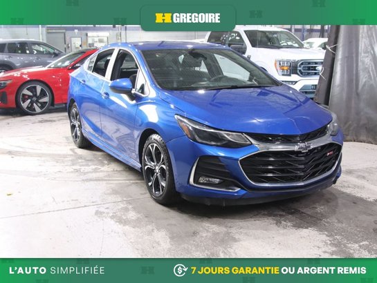 2019 Chevrolet Cruze LT AUTO A/C MAGS CAM RECUL BLUETOOTH Blue