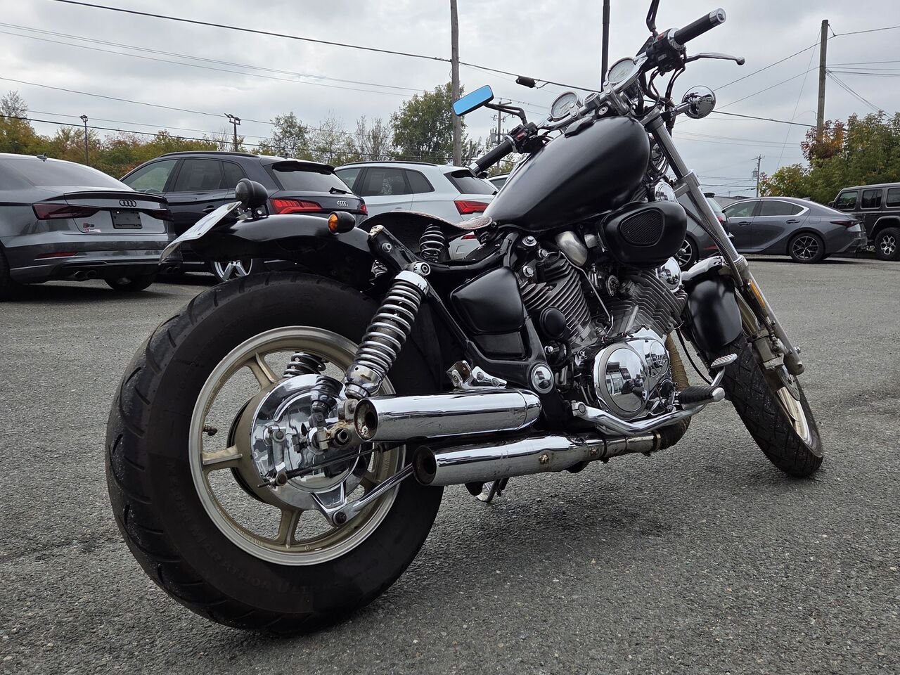 YAMAHA VIRAGO 1994 Noir Granby - photo #4