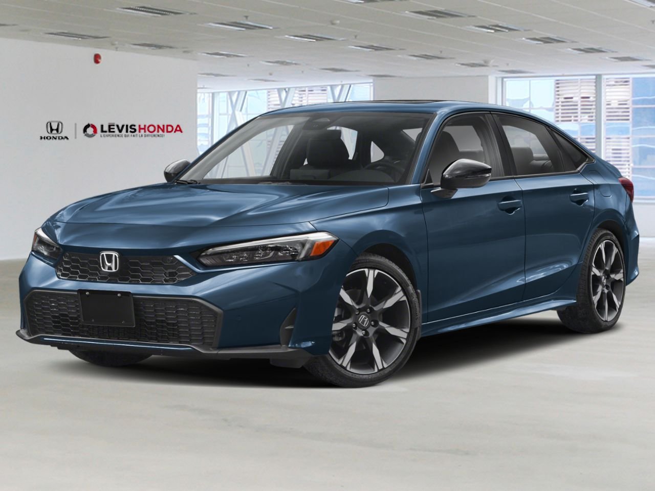 2026 HONDA Civic Sedan Hybrid Sport Touring eCVT Blue Lagoon Pearl Lévis - photo #0