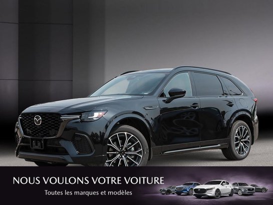 Mazda CX-70 hybride léger Signature 2026 Noir de jais mica