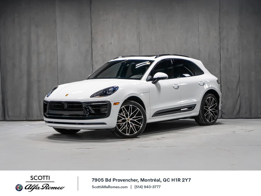 Porsche Macan S MAGS 21PO SUSPENSION ADAPT ECHAPPEMENT EN CARBON 2023 Blanc
