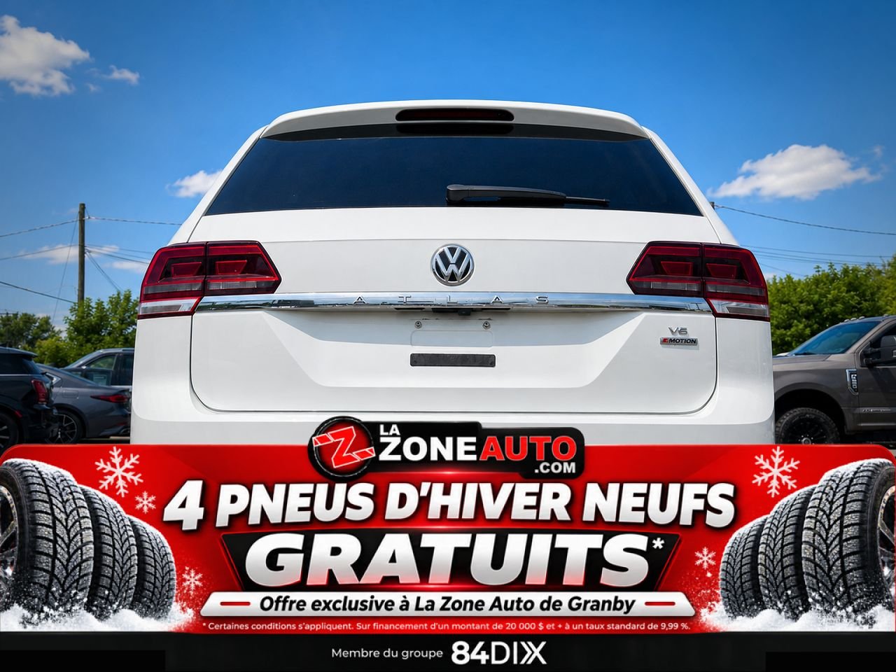 2019 Volkswagen Atlas V6 White Granby - photo #5