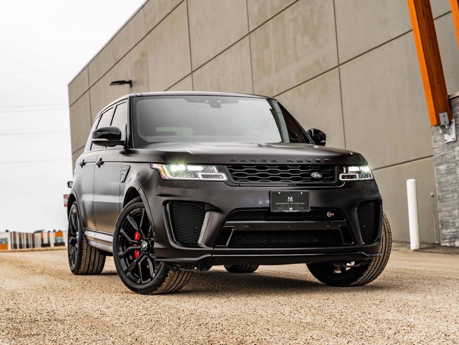 2019 Land Rover Range Rover Sport SVR (MESCALITO BLACK PEARL SATIN) Black