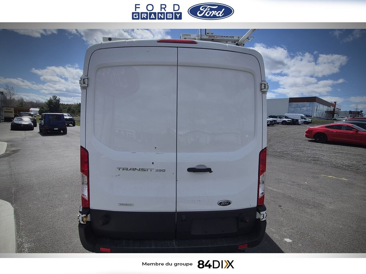 2015 Ford Transit fourgon utilitaire White Granby - photo #5