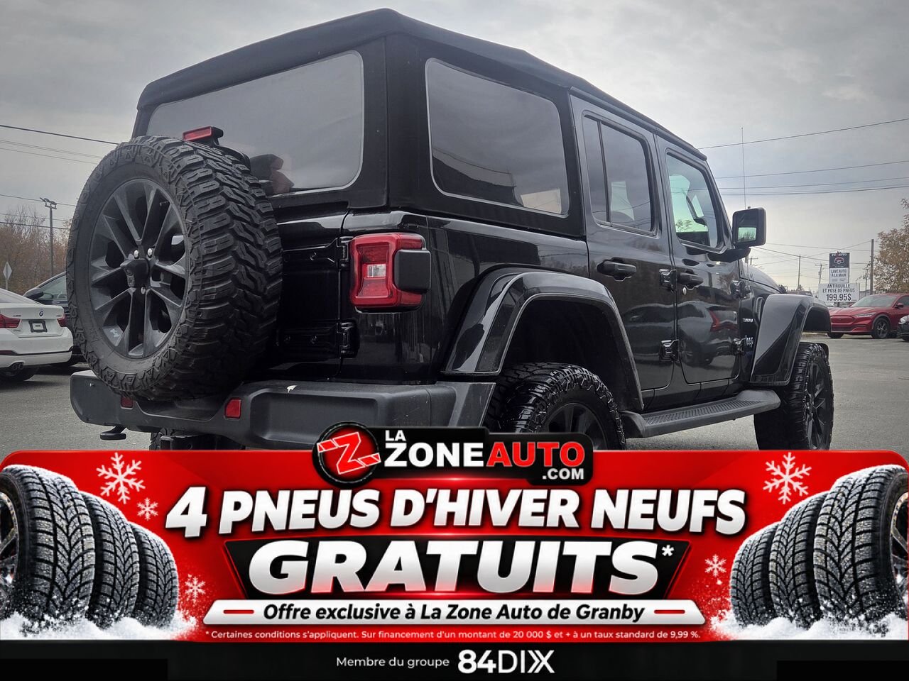 Jeep Wrangler 4xe 2021 Noir Granby - photo #6