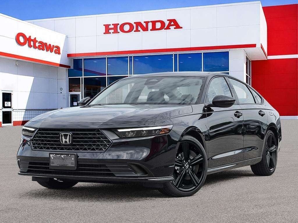 Honda Accord Hybride Sport-L eCVT Hybrid Sedan 2026 Noir cristal nacré Ottawa & Gatineau - photo #0