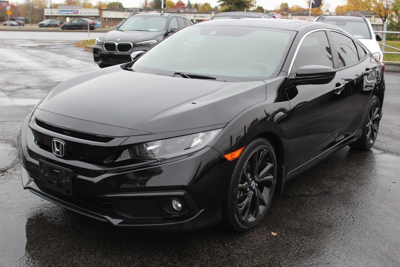 Honda Civic Berline VIN: 2HGFC2F88LH028429 2020 Noir Sainte-Rose - photo #1