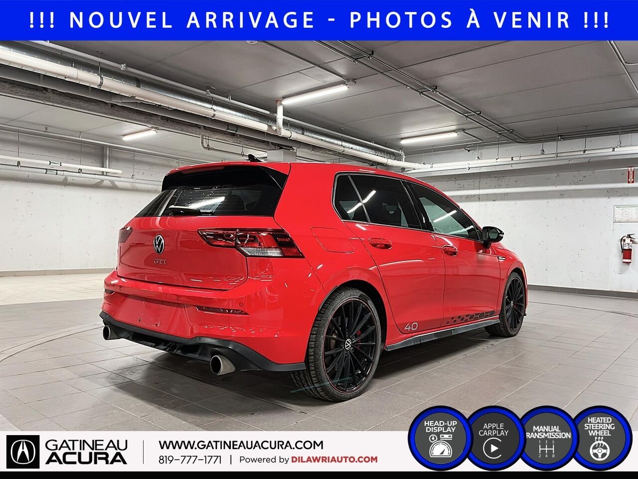 Volkswagen Golf GTI 40e anniversaire 2023 Rouge Ottawa & Gatineau - photo #4