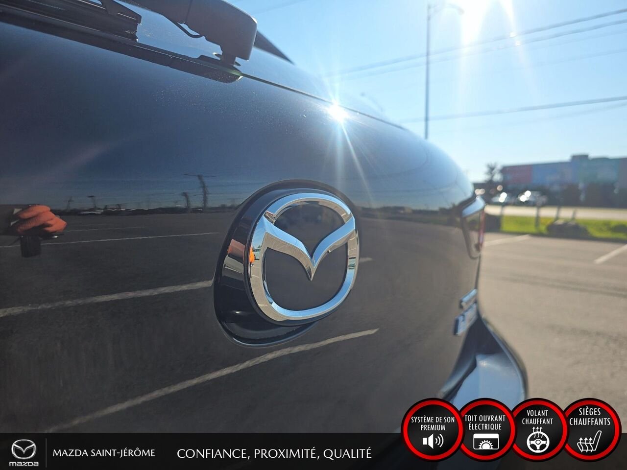 Mazda Mazda3 Sport GT | 30 000 KM | CUIR | TOIT OUVRANT | NAVIGATION 2022 Noir Saint-Jérôme - photo #7