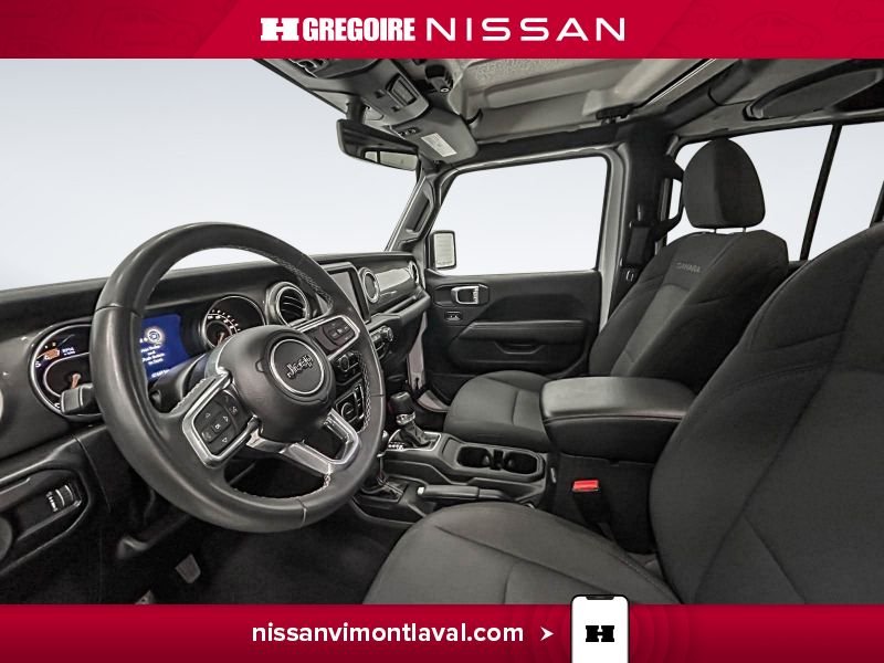 Jeep Wrangler VY3647 | Sahara 4x4 TOIT DUR CARPLAY 4 PORTES 2023 Blanc Laval - photo #16