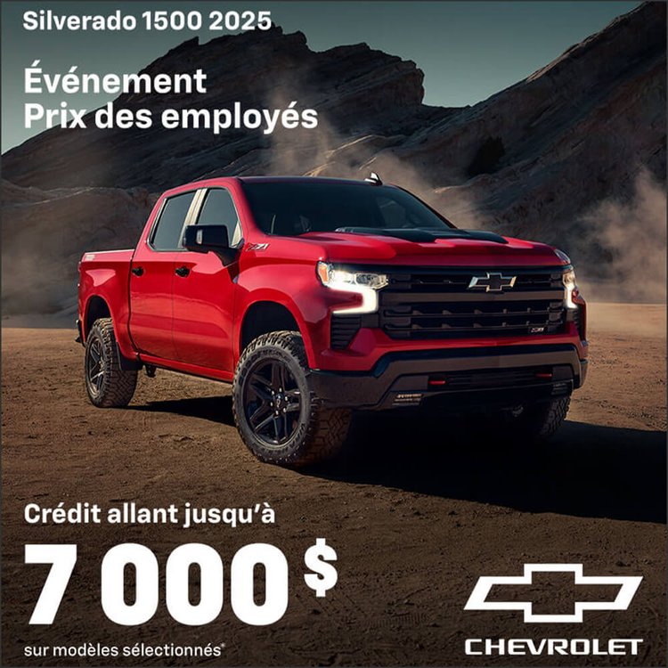 GM SILVERADO promo juin FR