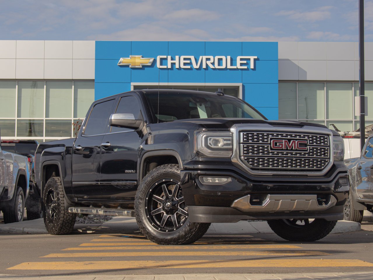 2018 GMC Sierra 1500 4WD Crew Cab 143.5 Denali Black Sherwood Park - photo #14