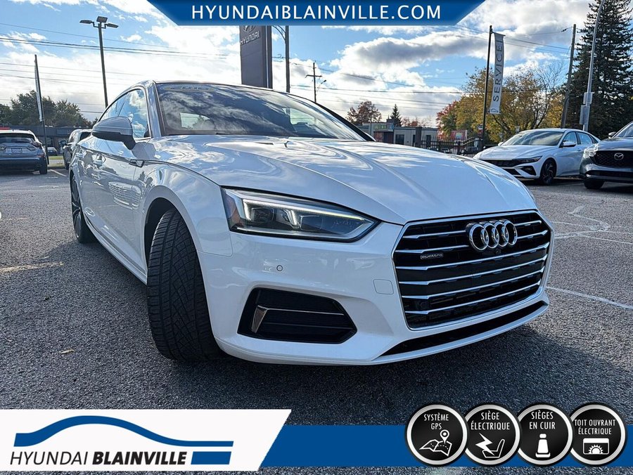 Audi A5 Sportback Technik 2.0 TFSI quattro S tronic 2018 Blanc