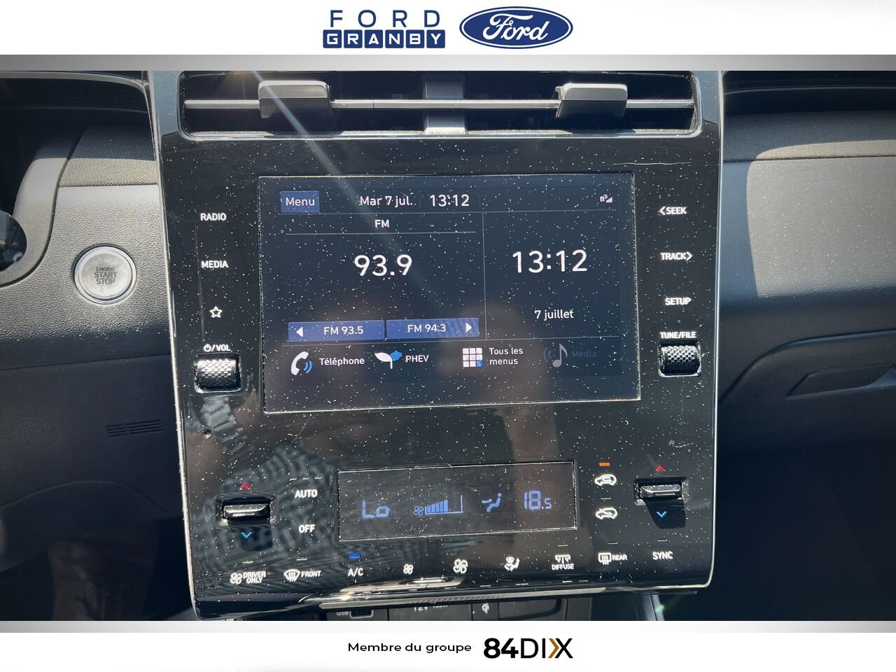 Hyundai Tucson hybride rechargeable 2022 Gris Granby - photo #16