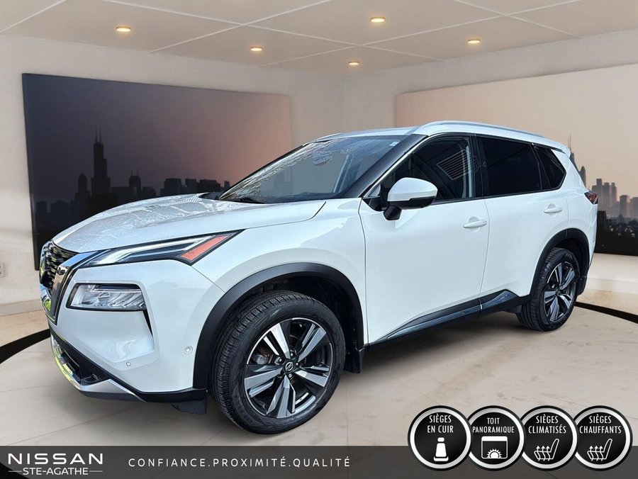 Nissan Rogue TRACTION INTÉGRALE | TOIT OUVRANT PANORAMIQUE | CUIR | BOSE | UN SEUL PROPRIÉTAIRE 2021 Blanc