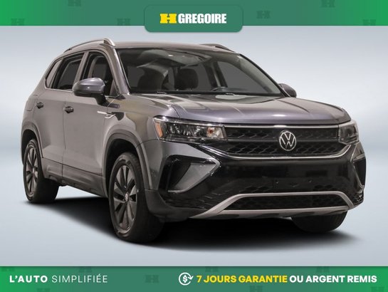 2022 Volkswagen Taos Comfortline AWD AUTO A/C CUIR MAGS CAM RECUL BLEUT Grey