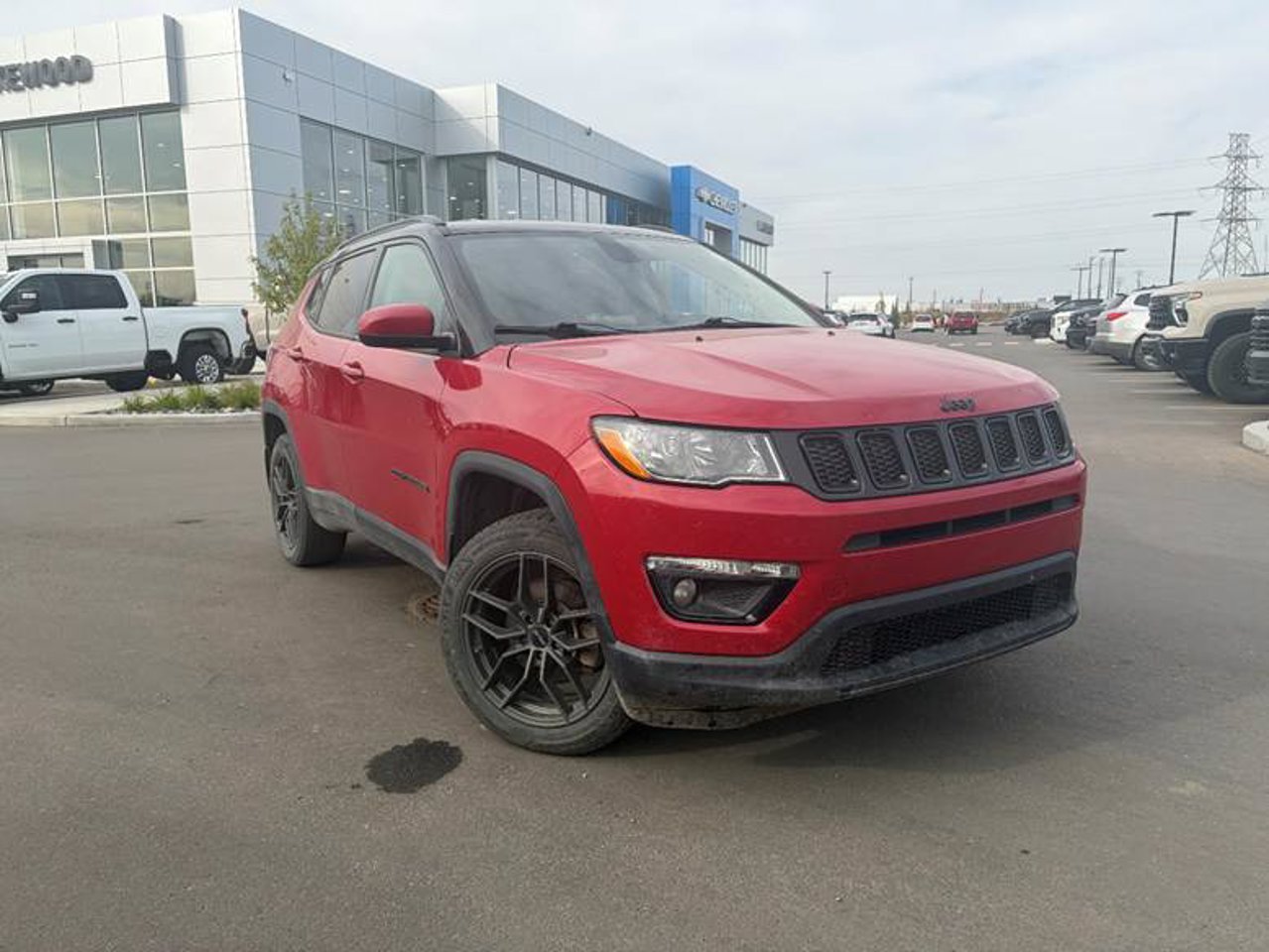 2021 Jeep Compass Altitude 4x4 Red Sherwood Park - photo #1