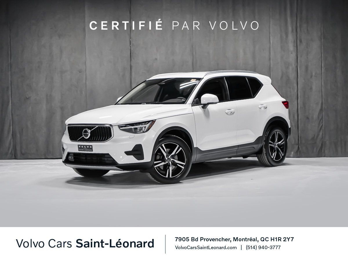 2023 Volvo XC40 B5 CORE CONVENIENCE CLIMATE White Montreal - photo #0