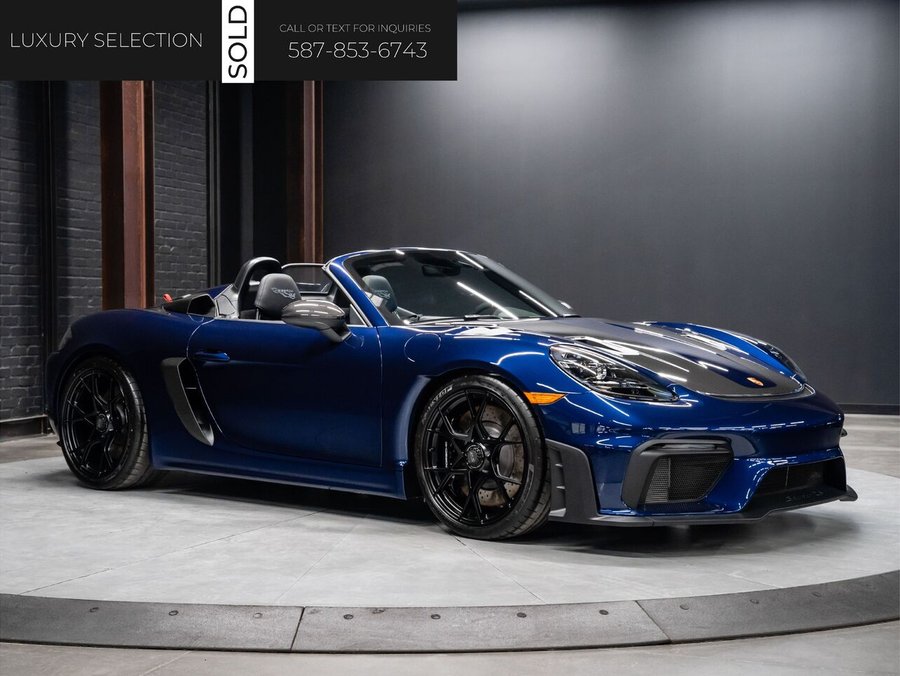 2025 Porsche 718 Spyder 2025 Blue