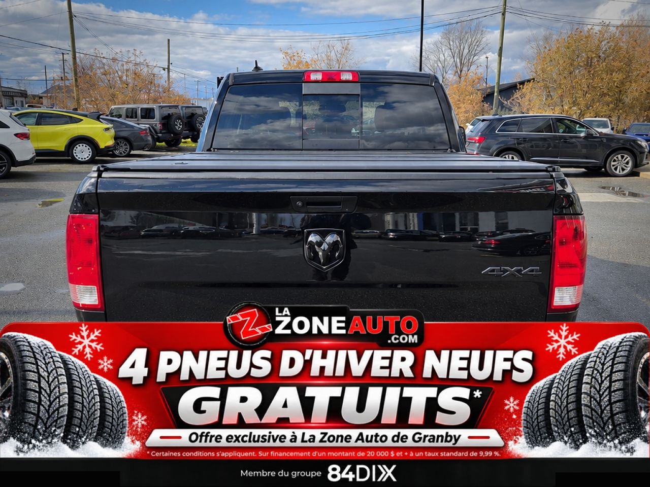 Ram 1500 Ecodiesel SLT 2019 Noir Granby - photo #5