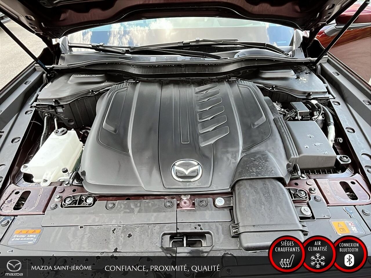 Mazda CX-90 hybride léger Signature | TOIT OUVRANT | CAMÉRA 360 | 2025 Rouge Saint-Jérôme - photo #26