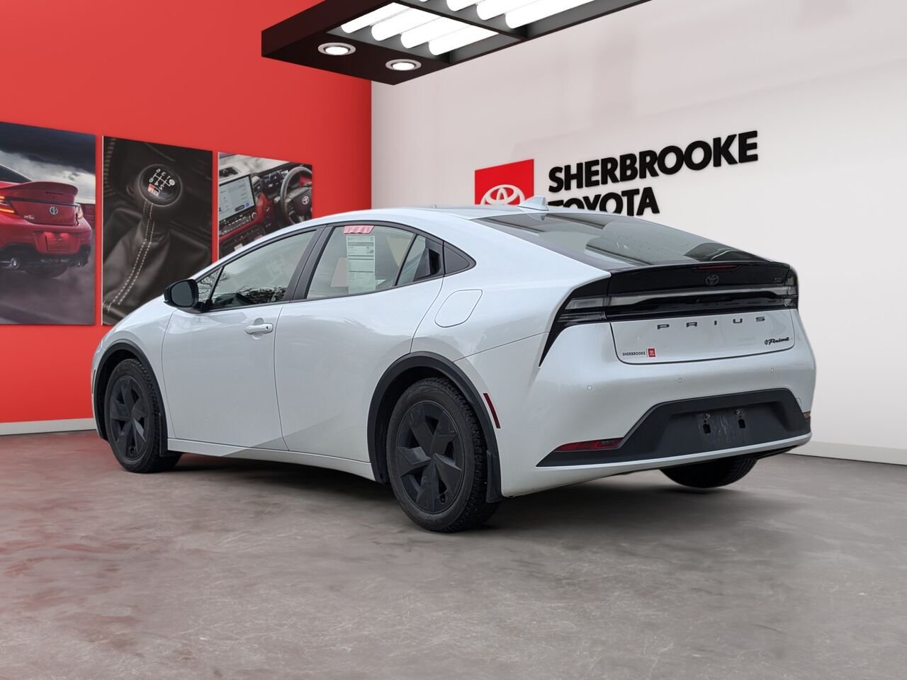 Toyota Prius Prime SE/SIÈGES CHAUFFANTS/VOLANT CHAUFFANT/AC/BLUETOOTH/CAMERA DE RECUL 2023 Blanc Sherbrooke - photo #4