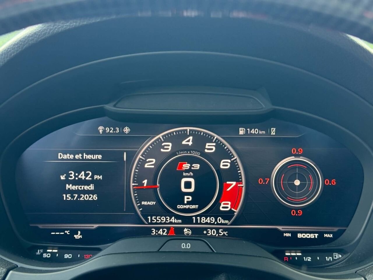 Audi S3 Technik 2017 Gris Granby - photo #16