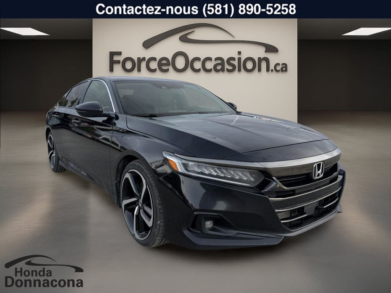 2021 Honda Accord Sedan Black  - photo #5