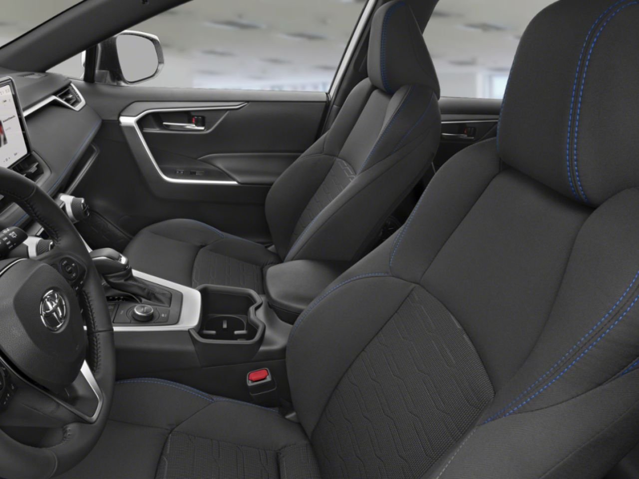 2025 Toyota RAV4 HYBRID SE AWD / HEATED SEATS / MOONROOF / ALLOY WHEELS / CARPLAY AND ANDROID AUTO Blue Mississauga - photo #8