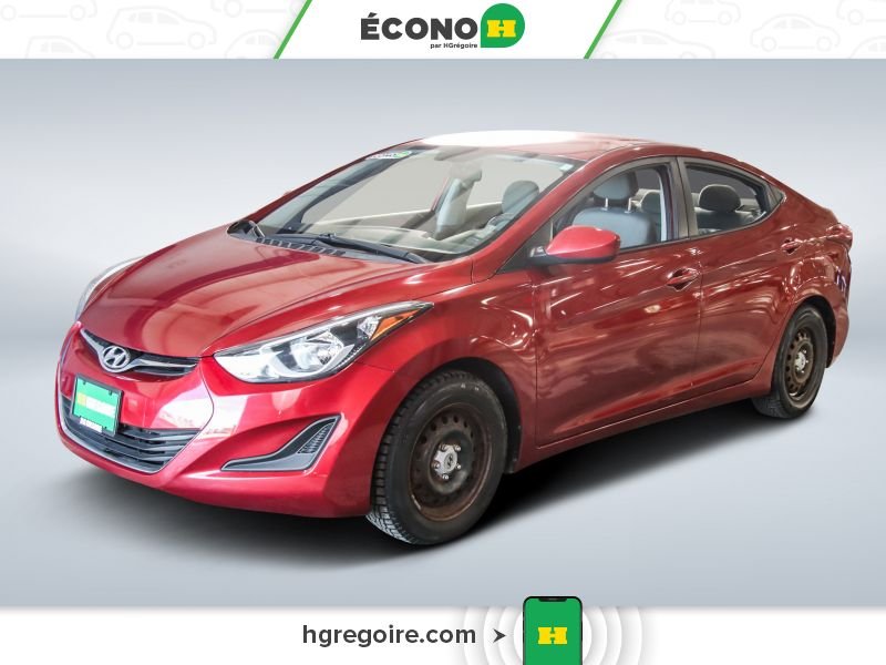 2016 Hyundai Elantra Red Saint-Eustache - photo #2