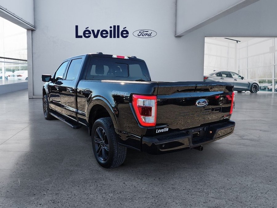 2023 Ford F-150 LARIAT 3.5L ** 502A ** SPORT ** TOIT PANO ** 20P ** HAYON ELECTRIQUE ** 6,5 pi Black