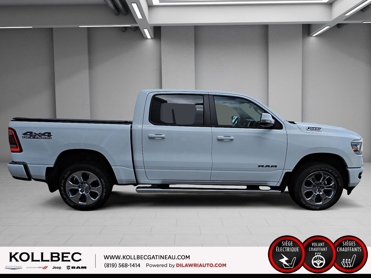 2020 RAM 1500 26821 | Big Horn Sport 4x4 Crewcab 4x4 White Gatineau - photo #13