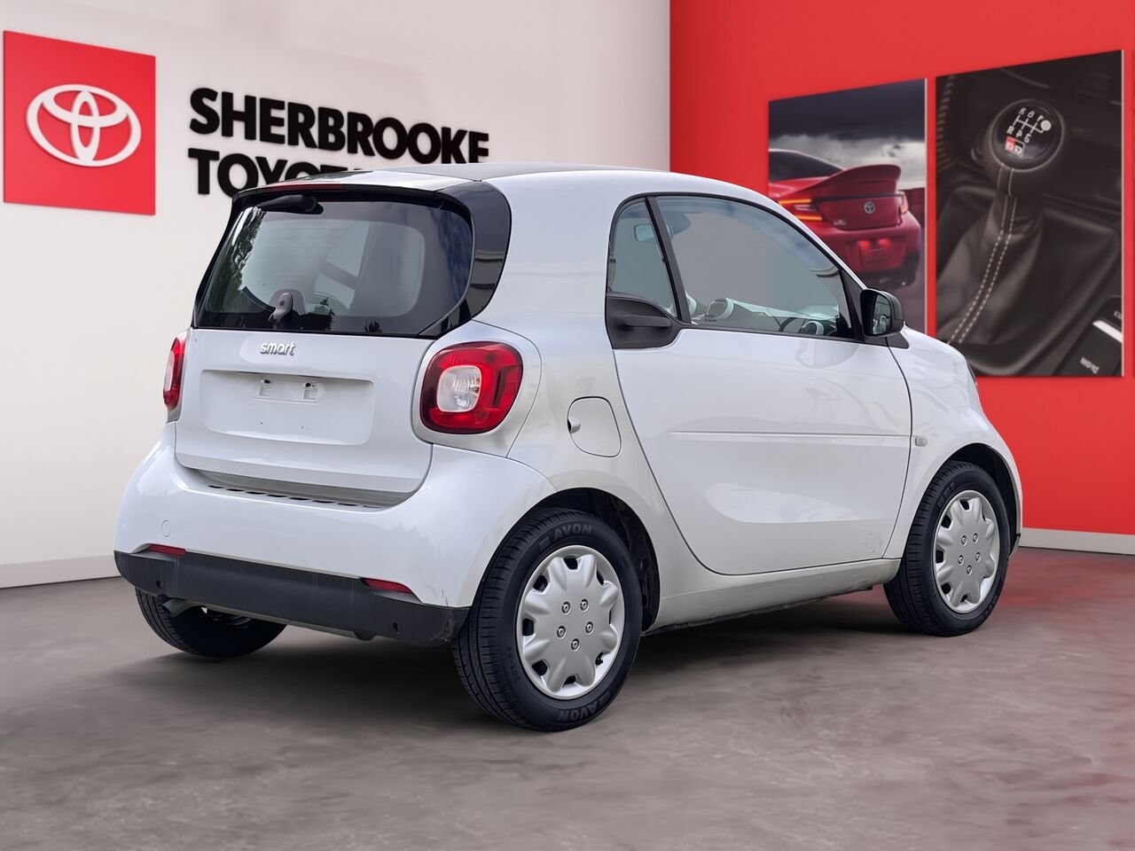 smart fortwo PURE/SIÈGES CHAUFFANTS/AC/BLUETOOTH/SIÈGES EN CUIR 2016 Blanc Sherbrooke - photo #2