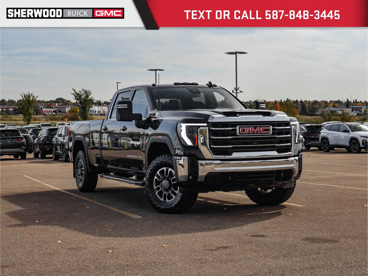 2024 GMC Sierra 3500HD 4WD Crew Cab 172 SLE Black Sherwood Park - photo #0