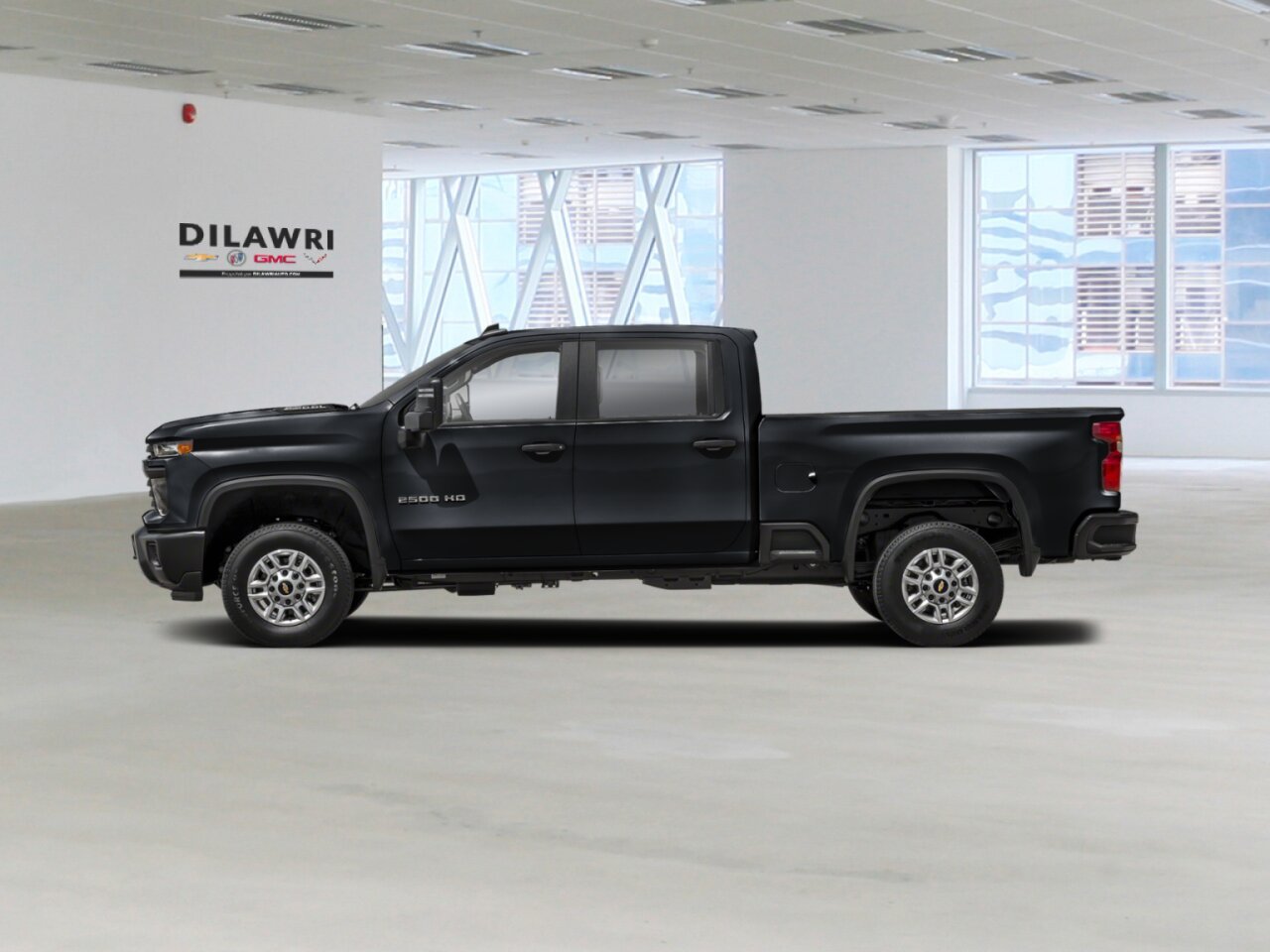 CHEVROLET Silverado 2500HD Custom cabine multiplace 4RM 159 po 2026 Noir Gatineau - photo #1