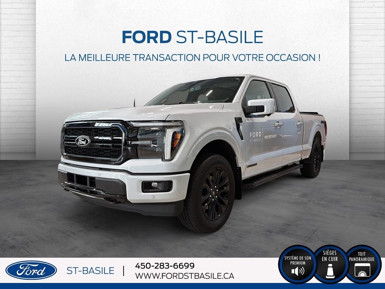 2025 Ford F150 White Saint-Basile-le-Grand - photo #0