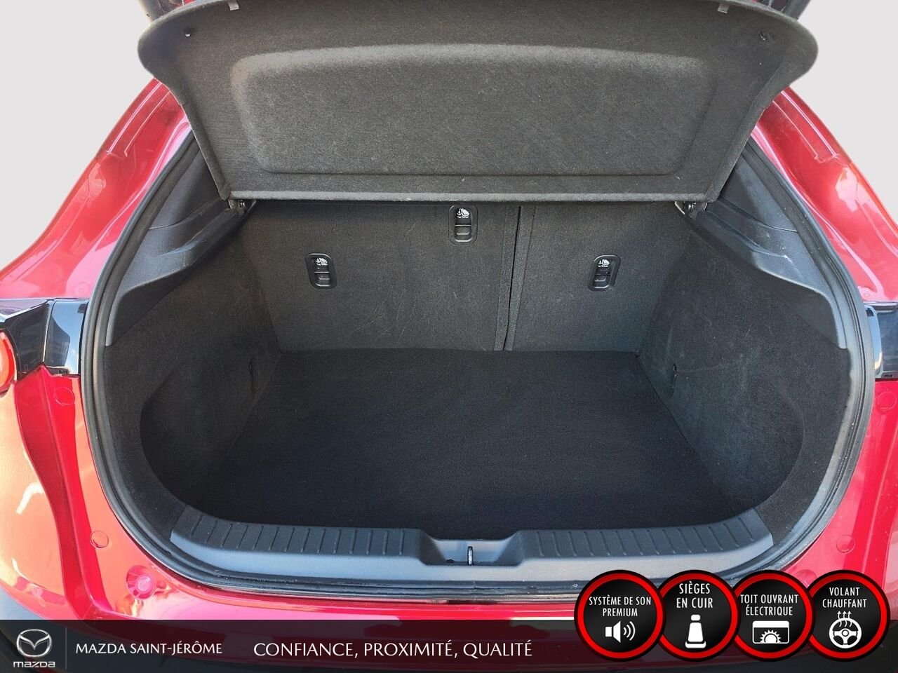 2023 Mazda CX-30 GT | 1 PROPRIÉTAIRE | JAMAIS ACCIDENTÉ | AWD | CUIR | TOIT OUVRANT | MAGS NOIR Red Saint-Jérôme - photo #22