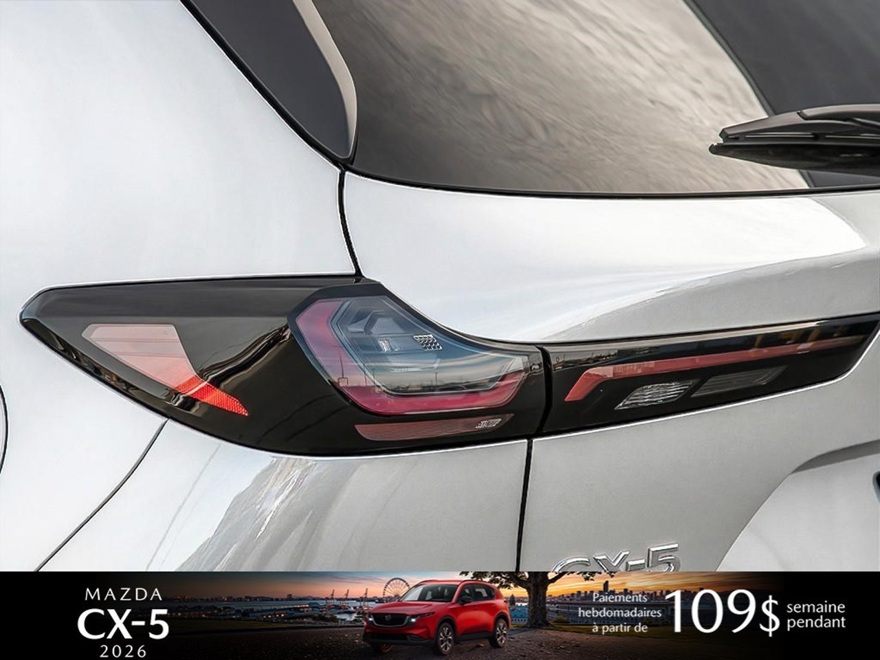 Mazda CX-5 JM3KMCHA2T0178094 2026 Blanc rhodium métallisé Mirabel - photo #9